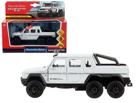 Машина металл. Mercedes-Benz "G63 AMG6х6" 14 см, свет, звук, дв., инерц. Технопарк