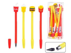 Карандаш вечный "Фаст-фуд" прорезин. након., ассорти. MC-7081 (кратно 12)