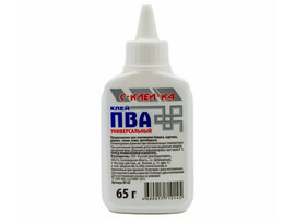 Клей ПВА "С-КЛЕЙ-КА" 65 г с дозатором, универс. КУ-65