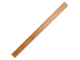 Линейка деревянная 50 см МОЖГА