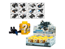 Конструктор-сюрприз «Полиция» 8*7 см в банке доставка оптом в Донецк