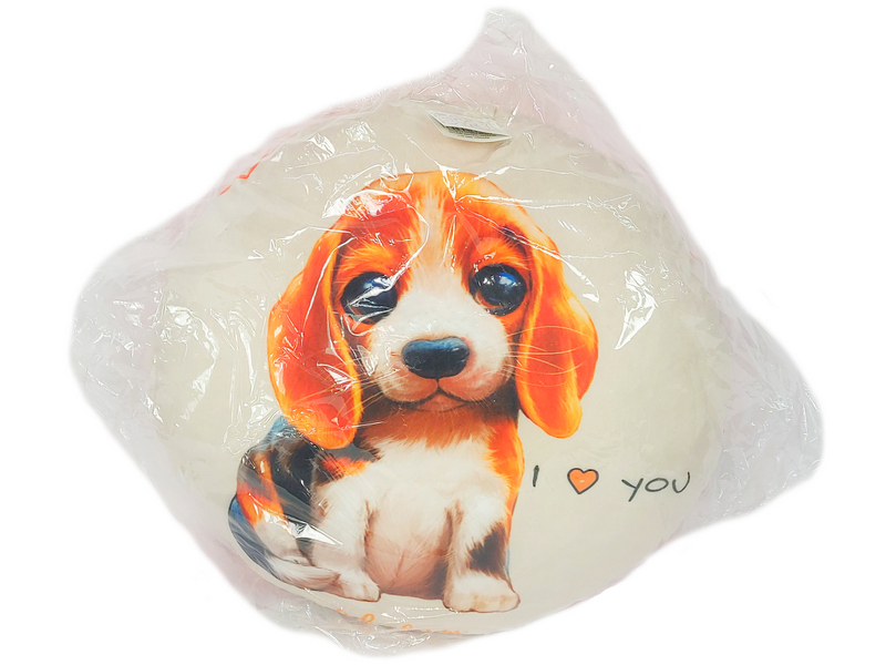 Донецк игрушка оптом Игрушка-подушка круглая «Собака Джесси» 41х41см RPH-011