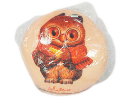 Игрушка-подушка круглая «Сова» 41х41см RPH-003 доставка оптом в Донецк