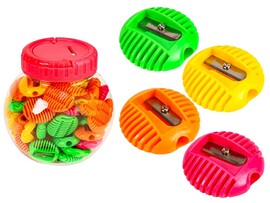 Точилка "Классик" 1 отв., цв. микс. ТК-0123