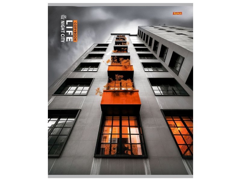 Тетрадь А4 48 л. Архитектура и природа, клетка. 48-2327