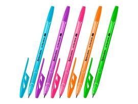 Ручка шариковая «BRAUBERG "ULTRA NEON» цветной корпус 0,7 мм СИНЯЯ (50шт/уп) доставка оптом в Донецк