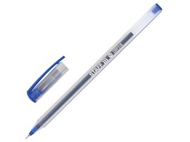 Ручка шариковая масляная «STAFF Basic OBP-316»  матовый корпус 0,6 мм СИНЯЯ (50шт/уп) доставка оптом в Донецк