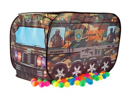 Домик-палатка "Военный автобус" 112*67*72 см, 50 шаров, в кор. 1959706