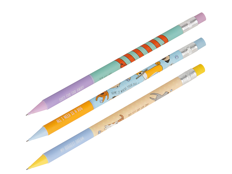 Карандаш механич. "Best friend" 0.7  мм, HB, ластик, микс