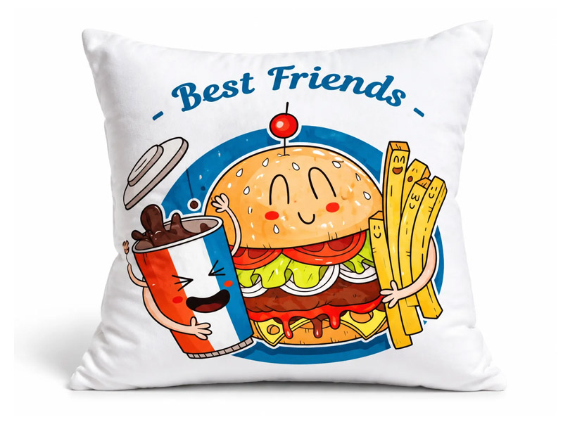 Донецк игрушка оптом Подушка-игрушка Burger VAP-028