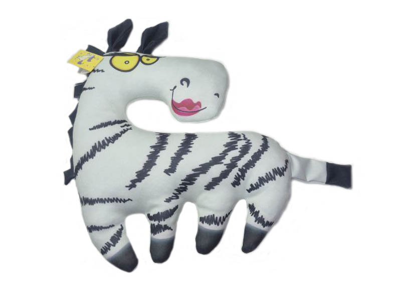 Донецк игрушка оптом Подушка-игрушка Зебра девочка GLD-003