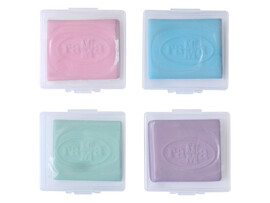 Ластик-клячка "Студия" 40*35 мм, пастельн. цв., пласт. контейнер. 260722_02