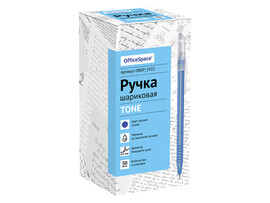 Ручка шар. "Tone" синяя, 0.7 мм, масл. основа. (кратно 50)