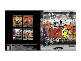 Тетрадь 36 л. Городской стиль, клетка, скр. Т36-6902