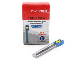 Грифели для механич. каранд. d=0,5 мм, HB, 12 шт. в уп. Арт. К-3935 (кратно 12)