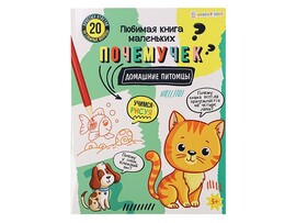 Развив. книжка А4 Учимся рисуя "Домашние животные" РТ-2148