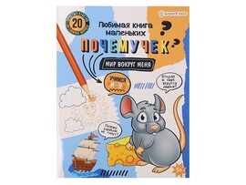 Развив. книжка А4 Учимся рисуя "Мир вокруг меня" РТ-2150