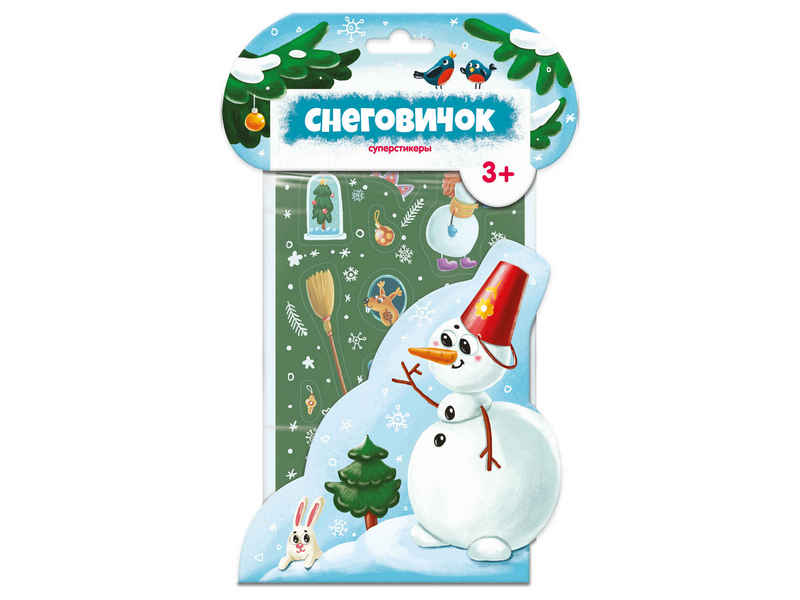 Донецк игрушка оптом Суперстикеры. Снеговичок