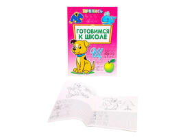 Пропись-раскраска А4 "Готовимся к школе" ПР-6508