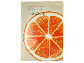 Записная книжка А6 64 л. Долька апельсина, 7БЦ, глянц. лам. 64-6708
