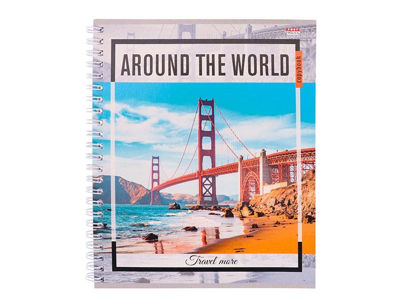 Тетрадь 80 л. Красоты мира, клетка, гребень. 80-5892