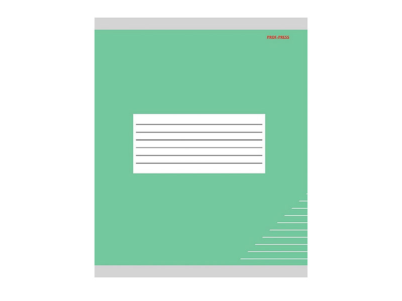 Тетрадь 24 л. Классика без слов, линия, цв. мел. обл. 24-7962