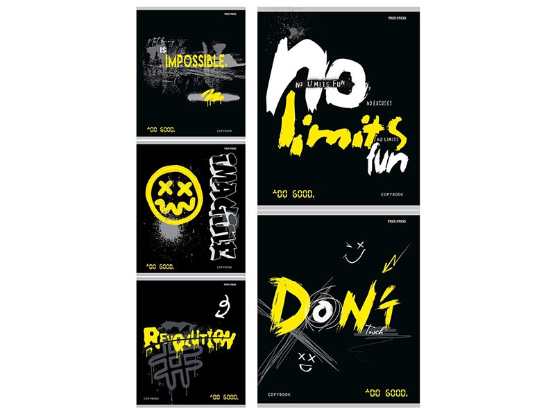 Тетрадь 48 л. Граффити, клетка. Т48-2308