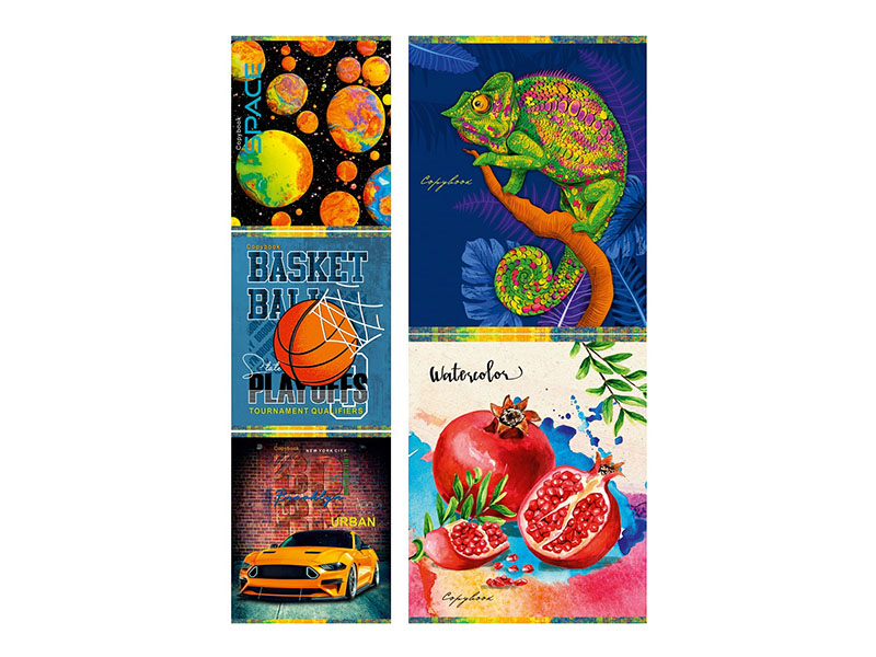 Тетрадь 48 л. Микс-6050, клетка. 48-6050