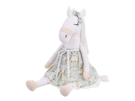 Мягкая игр. Лошадка Поллет в платье 30 см в пак. Relana. RLS25006-2-30