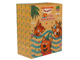 Пакет подар. крафт Три Кота 26*32 см. PL-109946-3СK