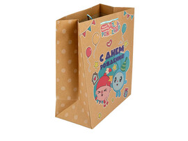 Пакет подар. крафт Малышарики 26*32 см. PKL-118588-ML