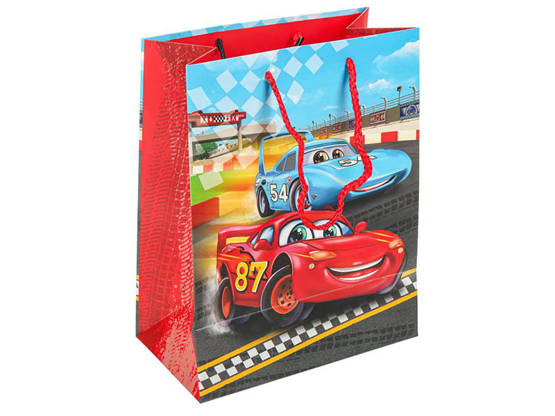 Пакет подар. Машинки, 3D эл., 26*32 см. PAL-113299-CAR