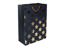 Пакет подар. Звезды 34*45 см, тиснение. PTXL-09-S3