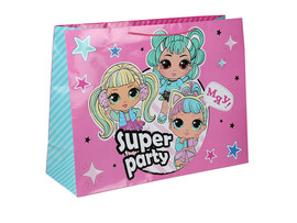 Пакет подар. глянц. лам. Супер вечеринка 60*46 см. PXXXL-90413-LOM-CN