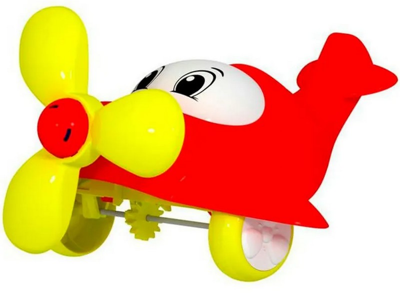 Донецк игрушка оптом Игрушка-покатушка «Самолет» красный