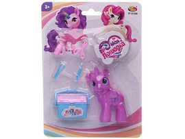 Пони-единорог 8 см с аксесс. на планшете PT-01386 доставка оптом в Донецк