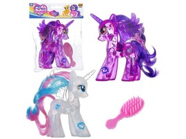 Пони-единорог 10 см (свет) в пак. PT-01383 доставка оптом в Донецк