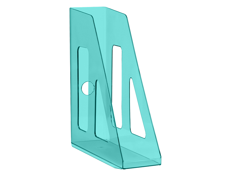 Лоток вертикальный "Актив" 70 мм, тонир. мятный. ЛТВ-31102