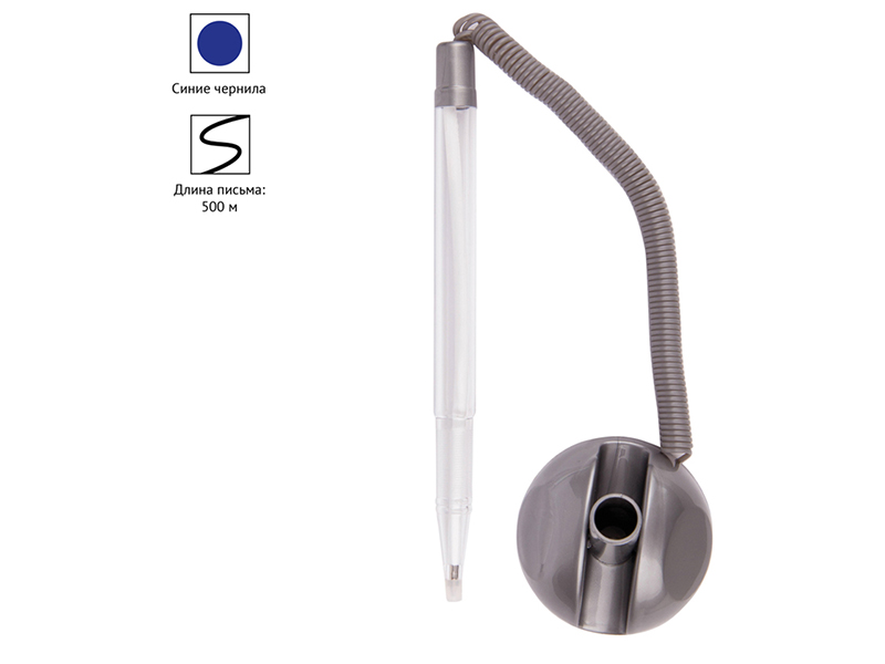 Ручка шар. настольная "Reception" синяя, 0.7 мм. TBgr_16084