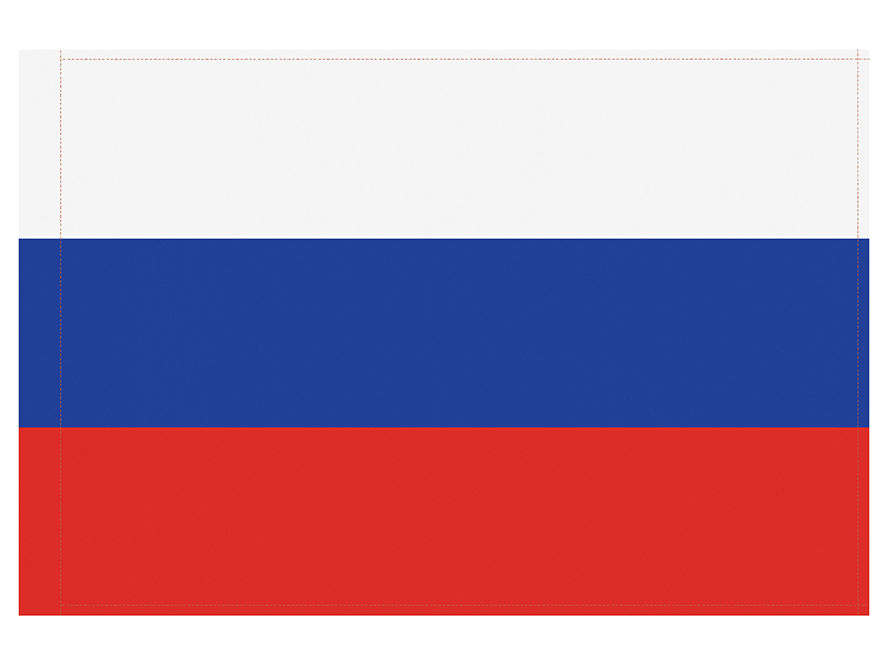 Флаг "Россия" 90*135 см, в пак. FL_54363