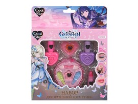 Набор косметики "Genshin Impact": тени, блеск, помада, лак, в кор. 115677-GN-TTG