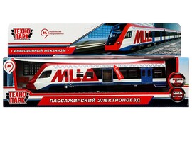 Модель металл. Электропоезд МЦД 21,5 см, дв., инерц, кор. Технопарк
