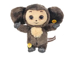 Мягкая игр. Чебурашка 20 см, PU глаза, озвуч. M122991CH-PU-20S