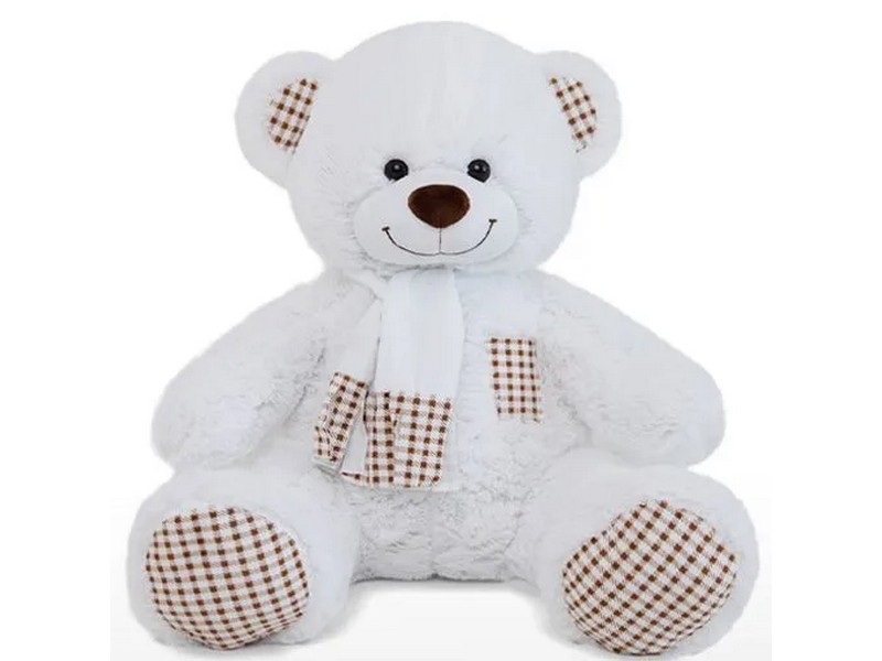 Донецк игрушка оптом Медведь Тоффи 85 см белый