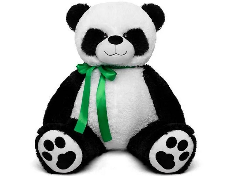 Донецк игрушка оптом Панда Чика черный 105 см