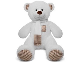 Медведь Тоффи 150 см белый доставка оптом в Донецк