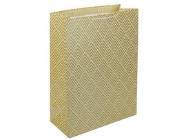Пакет подар. Геометрия 33х45 см, глиттер. PTXL-15-GD