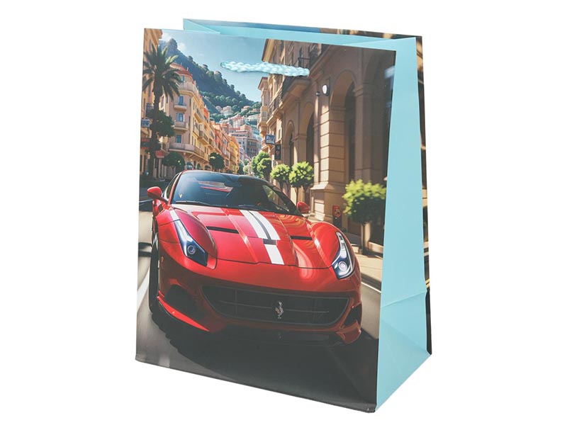 Пакет подар. мат. лам. Спорткар 33х45 см. PXL-113364-F