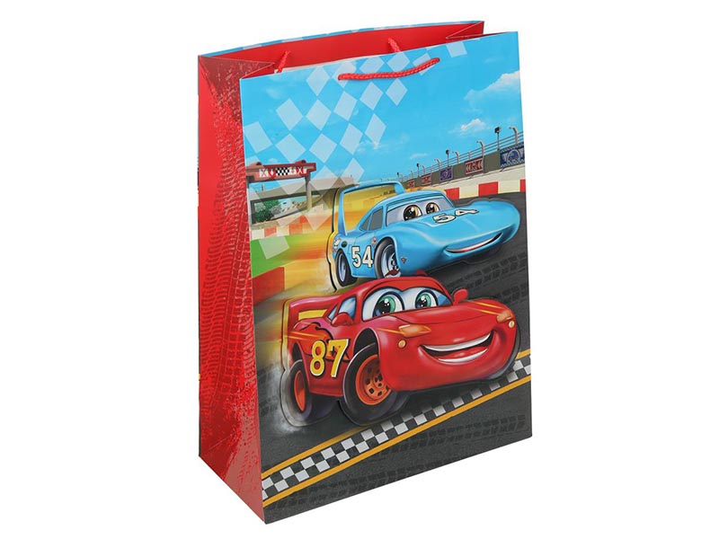 Пакет подар. Машинки 34*45 см, 3D эл. PAXL-113313-CAR