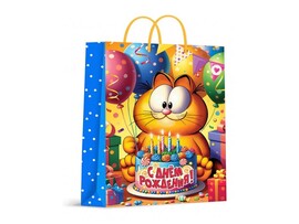 Пакет подар. глянц. лам. Рыжий котик 26*32 см. PL-130533-GF